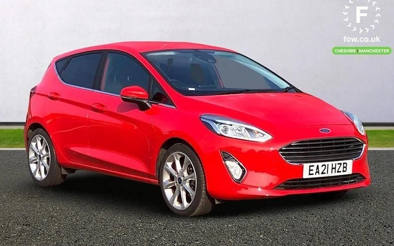 Red Used 2021 Ford Fiesta Titanium X Hatchback | £15,099 (Fair price) - Image 1/4