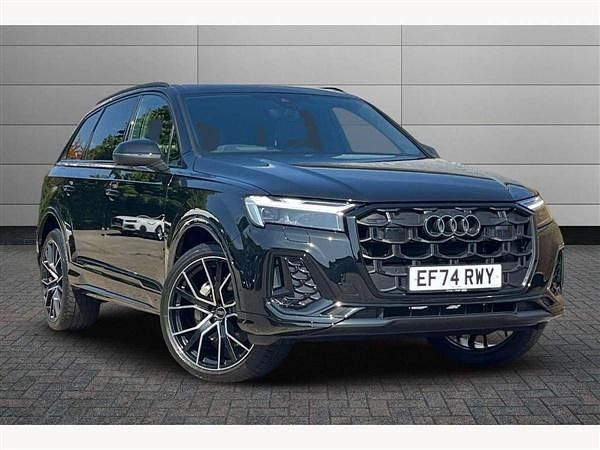 Mythos black Used 2025 Audi Q7 Black Edition SUV | £60,995 (Expensive) - Image 1/4