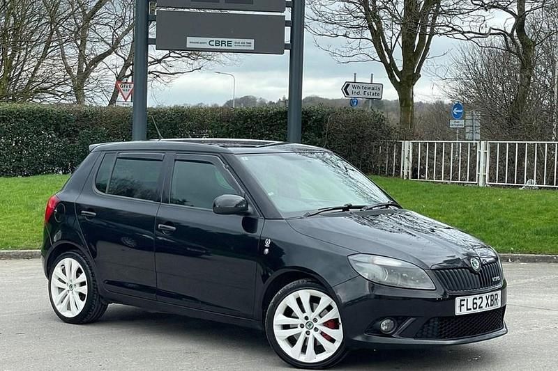 Used Skoda Fabia vRS 180 HP (132 kW) 2012 Black Hatchback