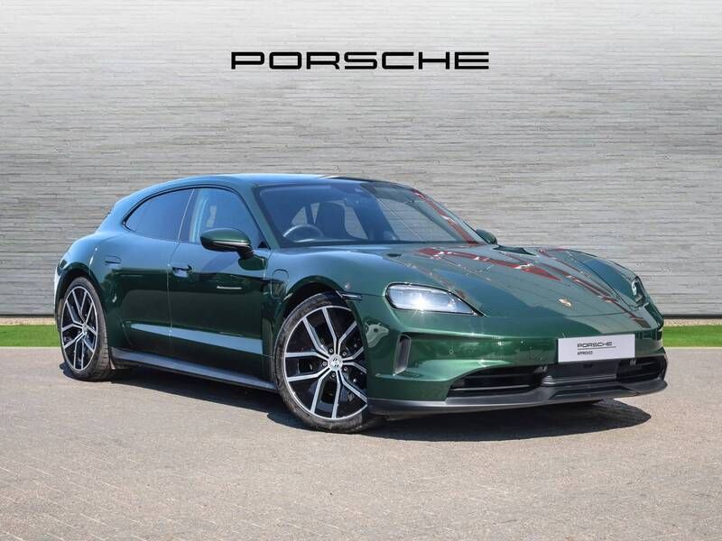 Oak green metallic neo New 2024 Porsche Taycan 4S Sport Turismo Sedan | £82,491 (Good price) - Image 1/4