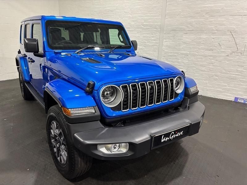 Hydro blue New 2024 Jeep Wrangler Sahara SUV | £48,999 (Good price) - Image 1/4