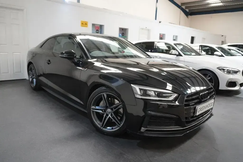 Used Audi A5 S-Line 190 HP (139 kW) 2017 Black Coupe