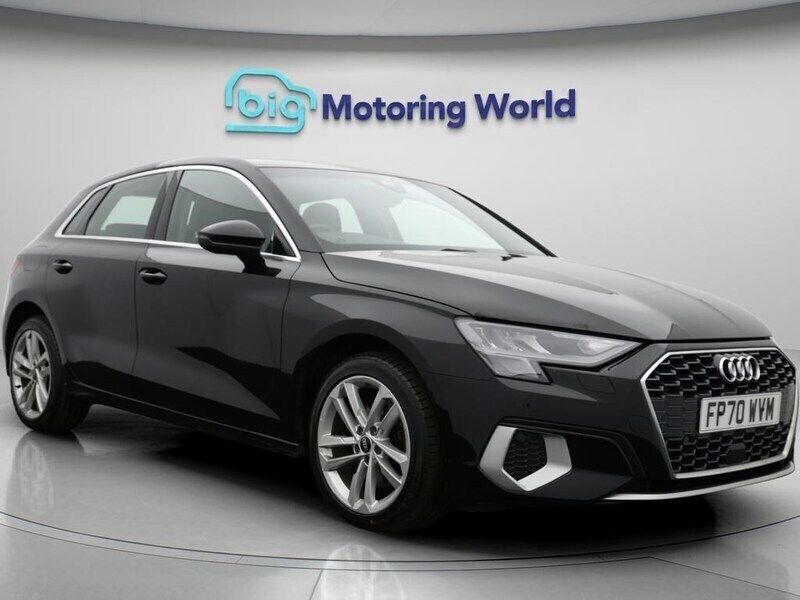 Black Used 2020 Audi A3 Sportback Sport Hatchback | £13,900 (Fair price) - Image 1/4
