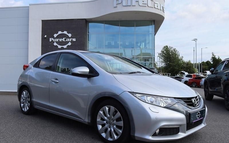 Silver Used 2013 Honda Civic EX Hatchback | £7,290 (Fair price) - Image 1/4