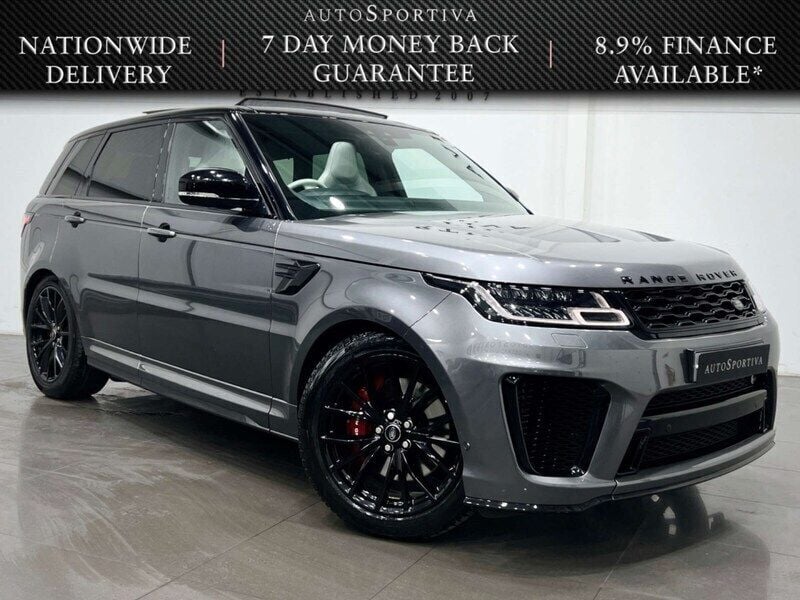 Grey Used 2018 Land Rover Range Rover Sport SVR SUV | £41,490 (Good price) - Image 1/4