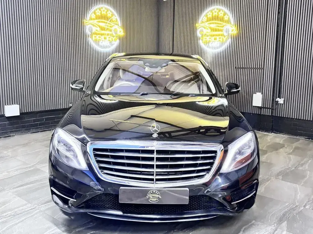 Used Mercedes S500L AMG line 455 HP (334 kW) 2015 Black Sedan