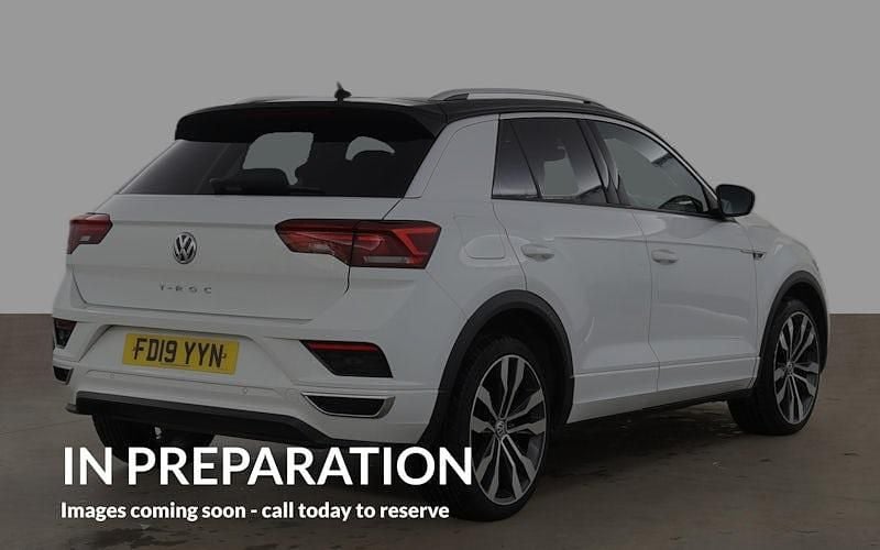 Used VW T-Roc R-line 150 HP (110 kW) 2019 White SUV