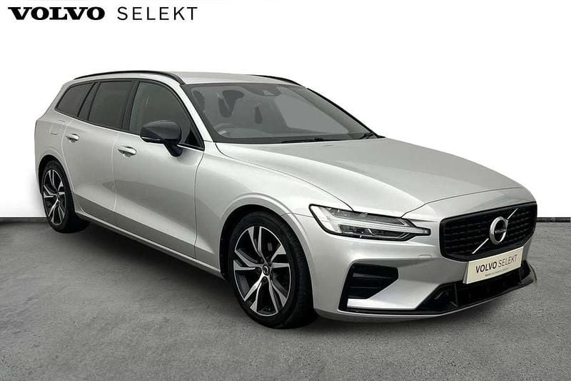 Silver Used 2021 Volvo V60 R-Design Estate | £21,500 (Fair price) - Image 1/3