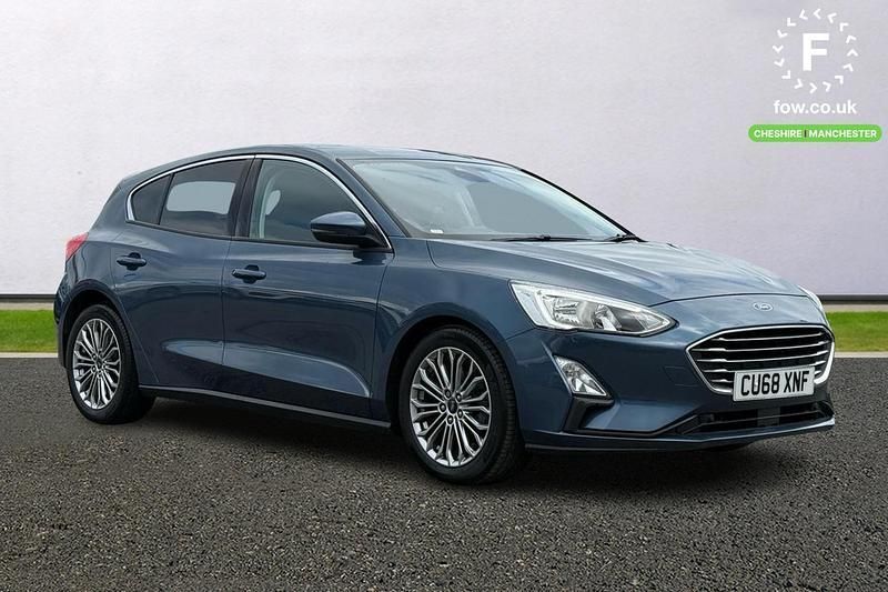 Blue Used 2018 Ford Focus Titanium X Hatchback | £13,899 (Fair price) - Image 1/4