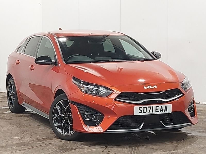Orange Used 2021 Kia ProCeed GT-Line Hatchback | £17,298 (Fair price) - Image 1/4