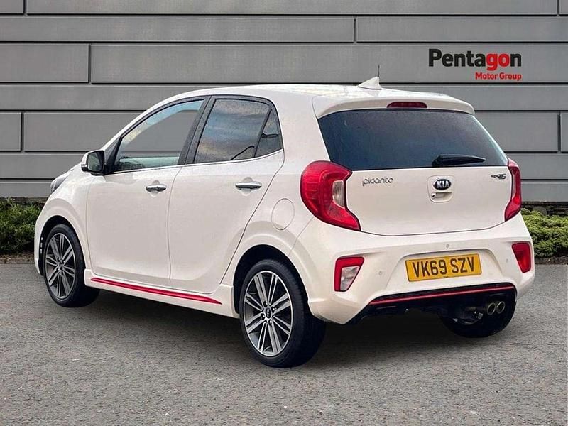 Used Kia Picanto GT-Line S 99 HP (72 kW) 2019 White Hatchback