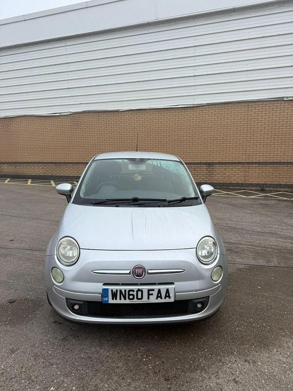 Silver Used 2010 Fiat 500 Hatchback | £1,995 (Good price) - Image 1/4