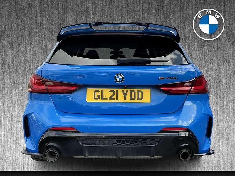 Used BMW M135 Comfort Edition 302 HP (222 kW) 2021 Blue Hatchback