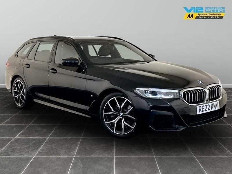 Black Used 2022 BMW 520 M Sport Estate | £20,995 (Super price) - Image 1/2