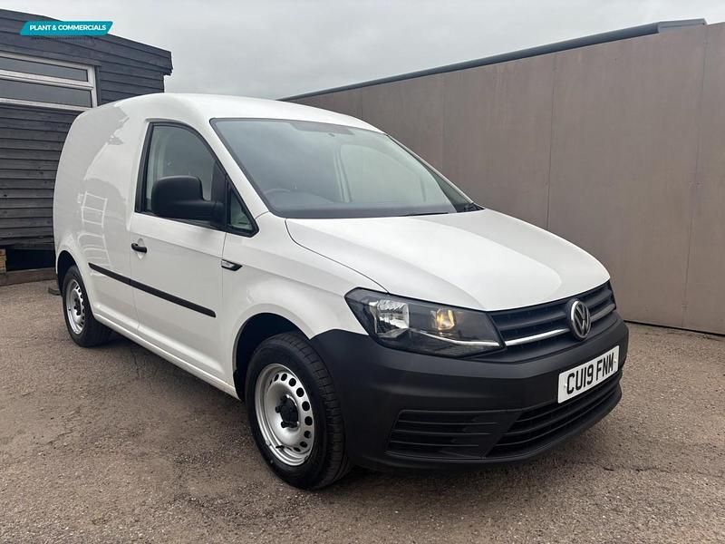 Begagnad VW Caddy Startline 75 HK (55 kW) 2019 Vit Minibuss