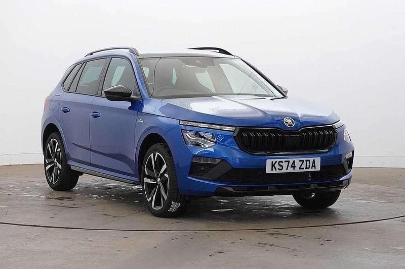 Race blue metallic Used 2025 Skoda Kamiq Monte Carlo SUV | £24,300 (Fair price) - Image 1/4