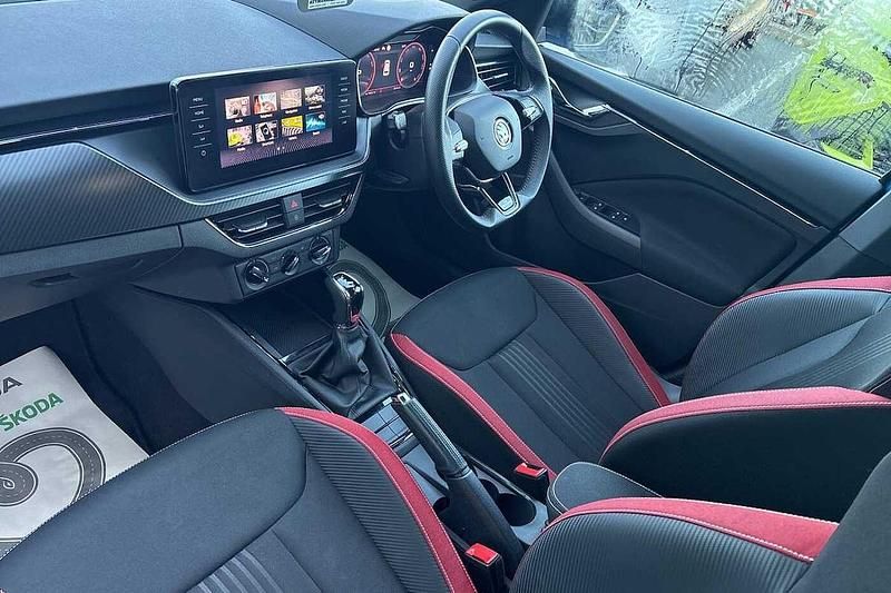 Used Skoda Kamiq Monte Carlo 147 HP (108 kW) 2022 Race blue metallic SUV