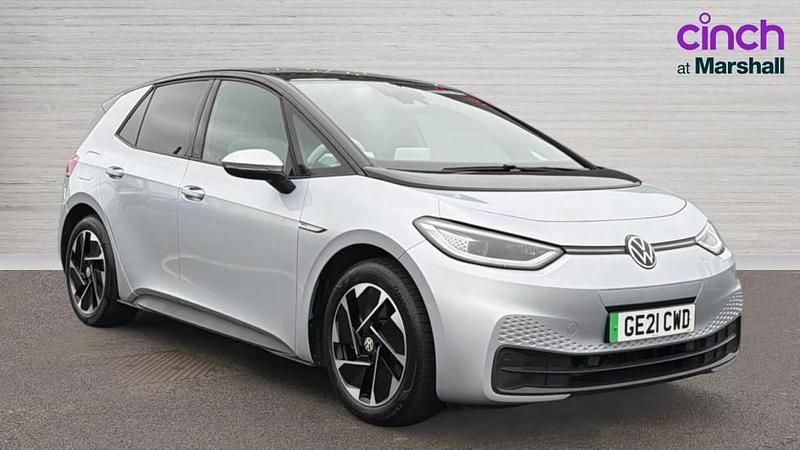 Used VW ID.3 Pro Performance 150 kW (204 HP) 2021 Scale silver metallic black Hatchback