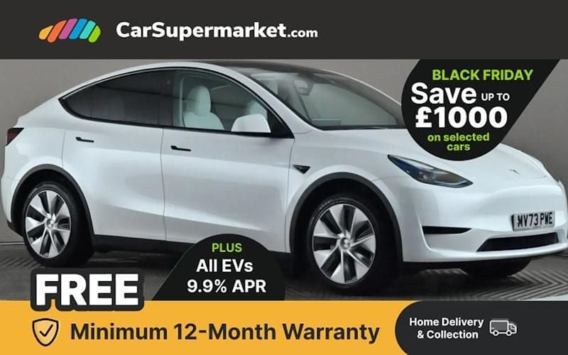 White Used 2023 Tesla Model Y RWD SUV | £25,697 (Fair price) - Image 1/3