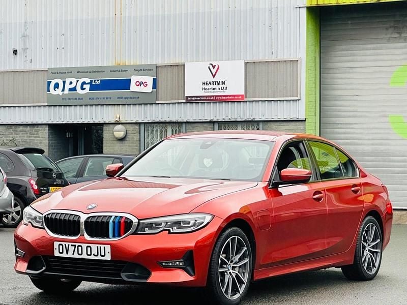 Used BMW 330e Sport Line 2020 Orange Sedan