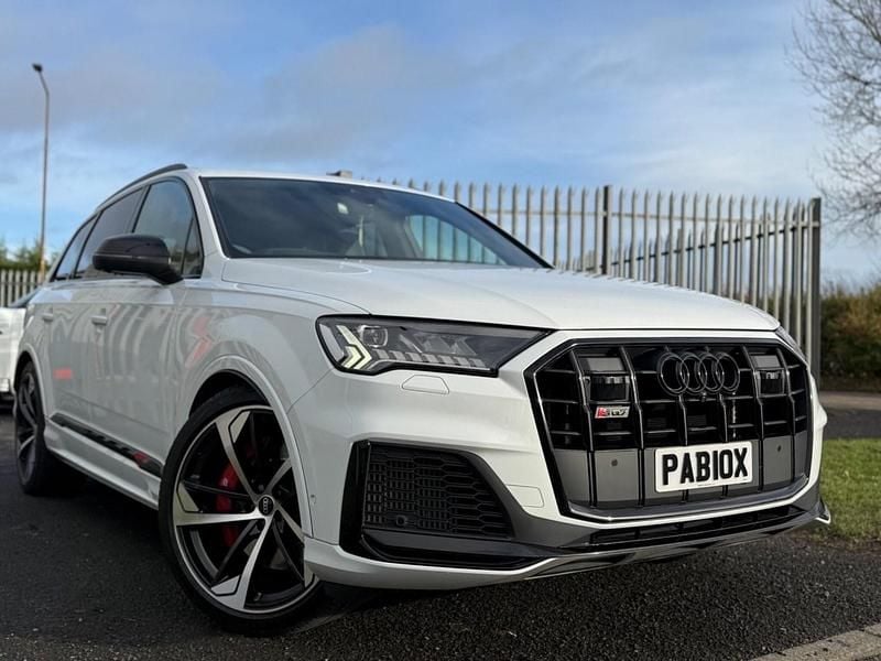 Used Audi SQ7 Black Edition 507 HP (372 kW) 2021 White SUV