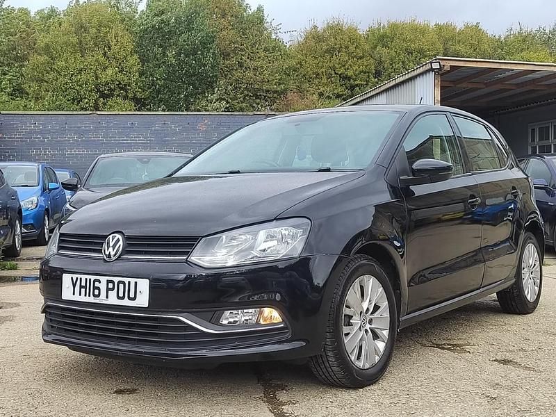 Used VW Polo SE 88 HP (64 kW) 2016 Black Hatchback
