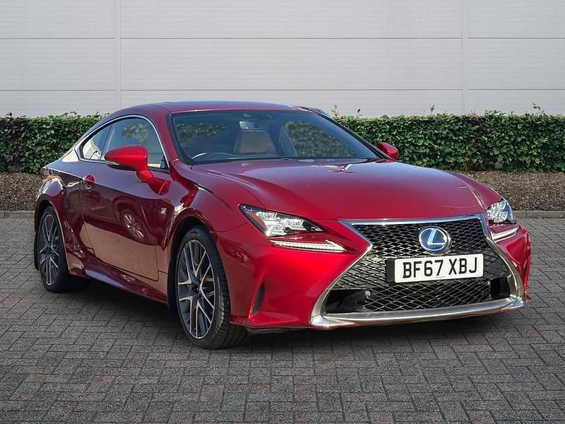 Used Lexus RC300h Sport Line 2017 Red Coupe