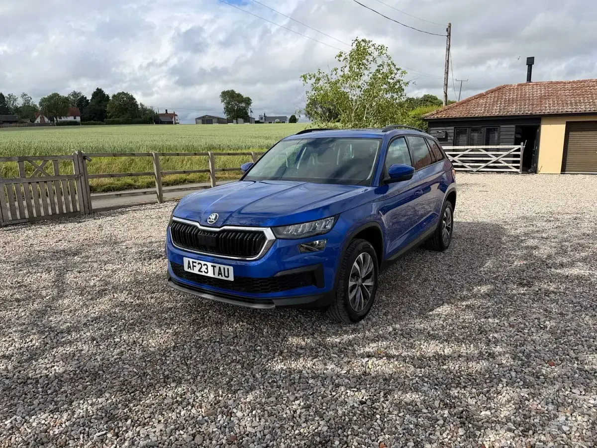 Used Skoda Kodiaq SE Drive 150 HP (110 kW) 2023 Blue SUV