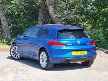 Used VW Scirocco GT 180 HP (132 kW) 2017 Blue Coupe