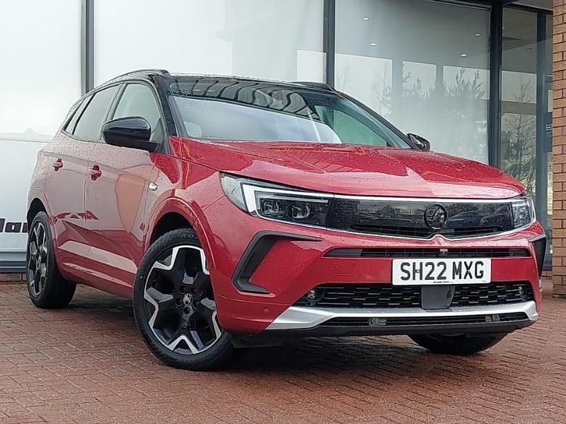 Used Vauxhall Grandland X Ultimate 130 HP (95 kW) 2022 Red SUV