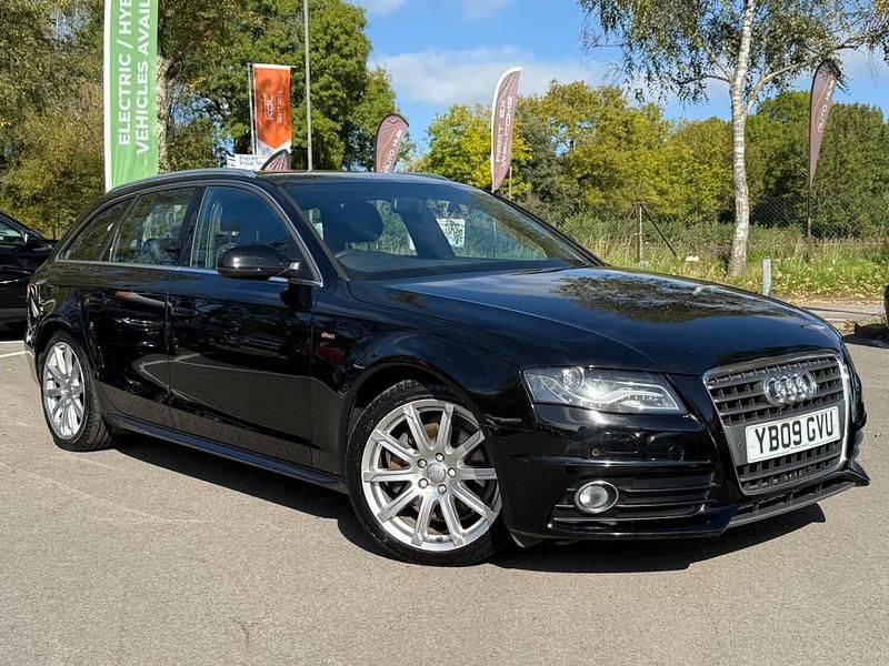Used Audi A4 S-Line 211 HP (155 kW) 2009 Black Estate