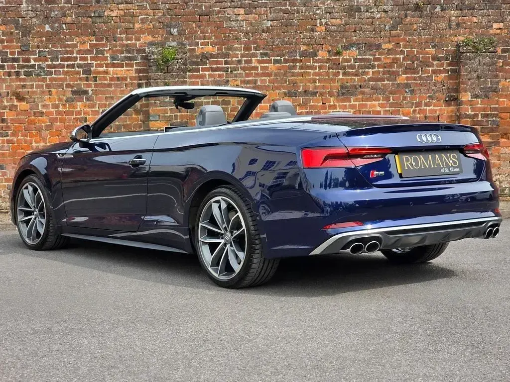 Used Audi S5 Cabriolet Advanced 354 HP (260 kW) 2017 Blue Cabriolet