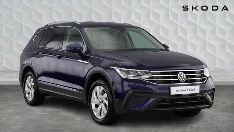 Used VW Tiguan Allspace Life 150 HP (110 kW) 2021 Blue SUV