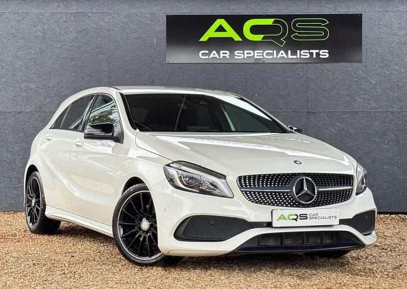Used Mercedes A200 AMG Line Premium 2017 White Hatchback