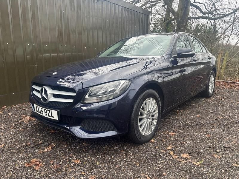 Used Mercedes C220 SE 170 HP (125 kW) 2015 Blue Sedan