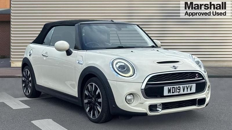 White Used 2019 Mini Cooper S Cabriolet Exclusive Cabriolet | £14,242 (Good price) - Image 1/4
