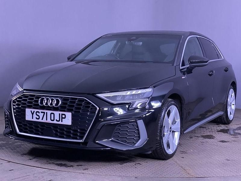 Used Audi A3 Sportback S-Line 150 HP (110 kW) 2022 Black Hatchback