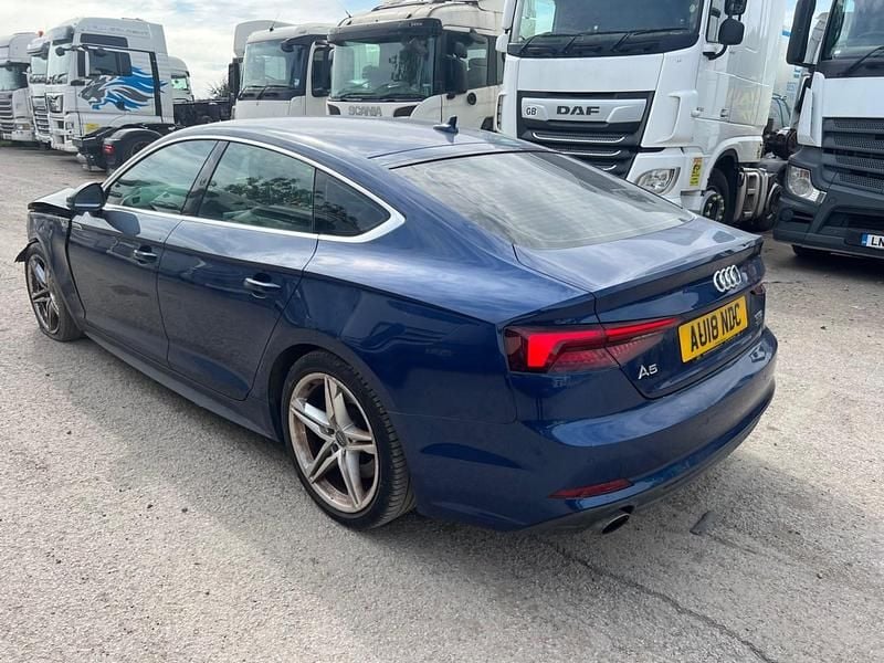 Used Audi A5 S-Line 2018 Blue Coupe