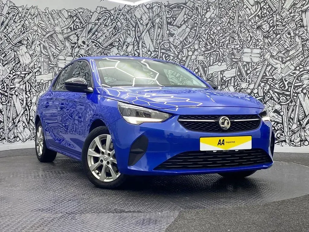 Used Vauxhall Corsa S 100 HP (73 kW) 2021 Blue Hatchback