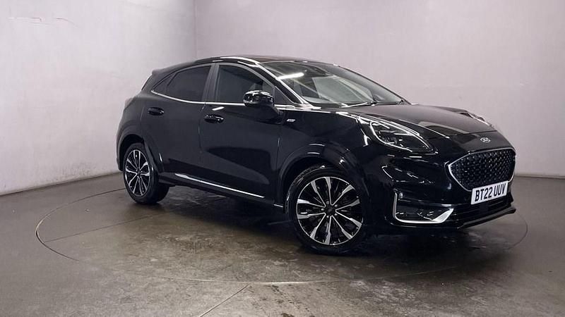 Black Used 2022 Ford Puma Gen-E ST-Line SUV | £16,999 (Fair price) - Image 1/4