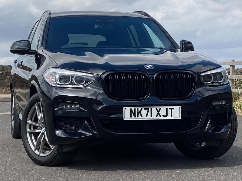 Sapphire black Used 2021 BMW X3 M Sport SUV | £28,650 (Super price) - Image 1/4