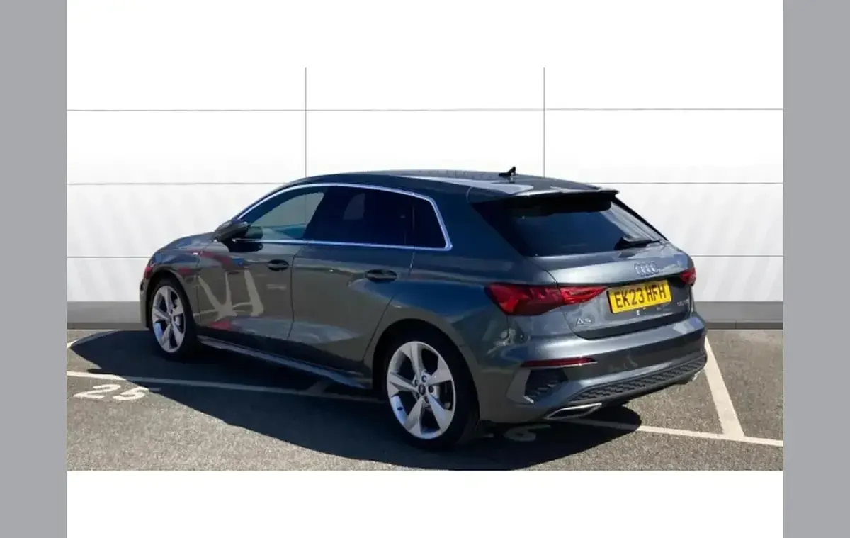Used Audi A3 S-Line 110 HP (80 kW) 2023 Grey Sedan