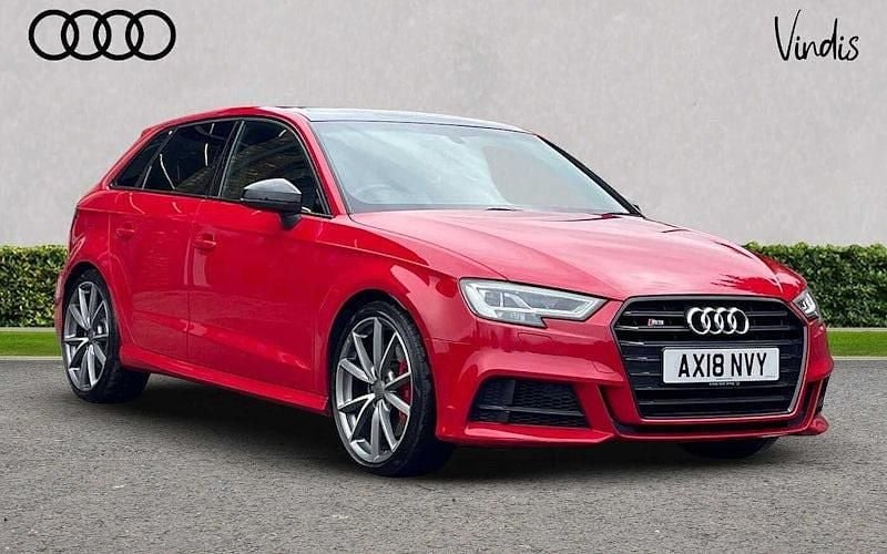 Red Used 2018 Audi S3 Black Edition Hatchback | £22,721 (Fair price) - Image 1/4