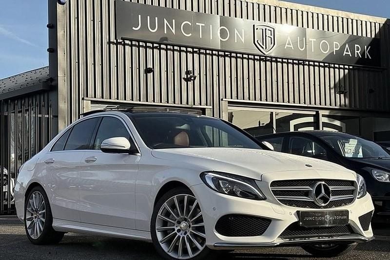 White Used 2014 Mercedes C250 AMG Line Premium Sedan | £15,000 (A bit pricey) - Image 1/1