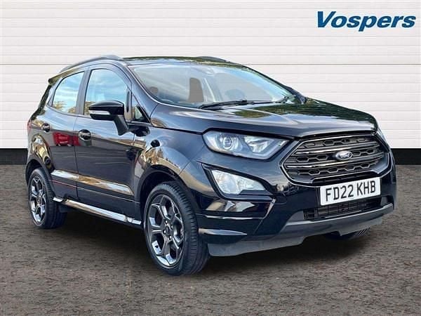 Black Used 2022 Ford Ecosport ST-Line SUV | £14,000 (Fair price) - Image 1/3