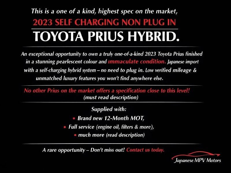 Used Toyota Prius 2023 White Hatchback