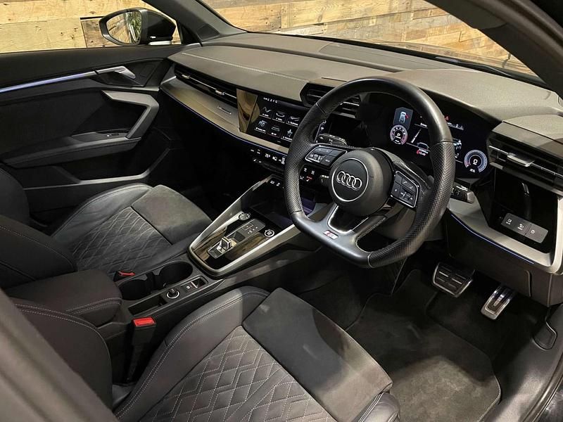 Used Audi A3 Sportback S-Line 150 HP (110 kW) 2021 Black Hatchback