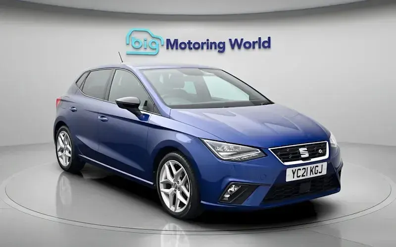 Used Seat Ibiza FR 95 HP (69 kW) 2021 Blue Hatchback