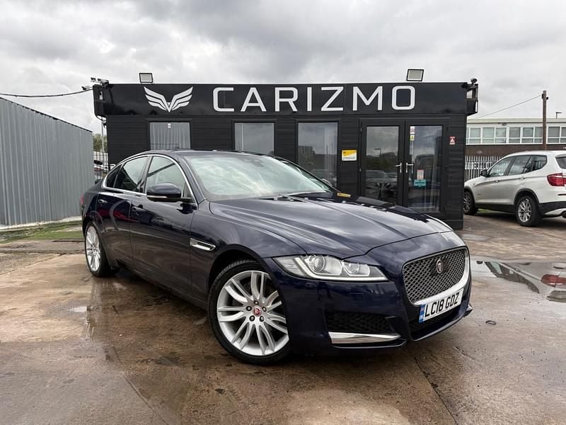 Blue Used 2018 Jaguar XF Portfolio Sedan | £8,795 (Super price) - Image 1/4