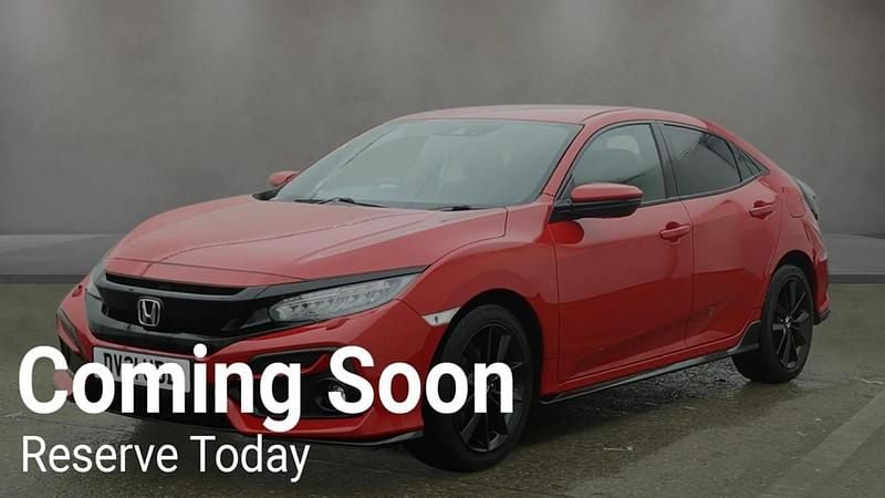 Used Honda Civic Sport 182 HP (133 kW) 2021 Red Hatchback